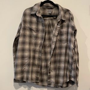 Grey plaid Carhartt flannel in size XXL